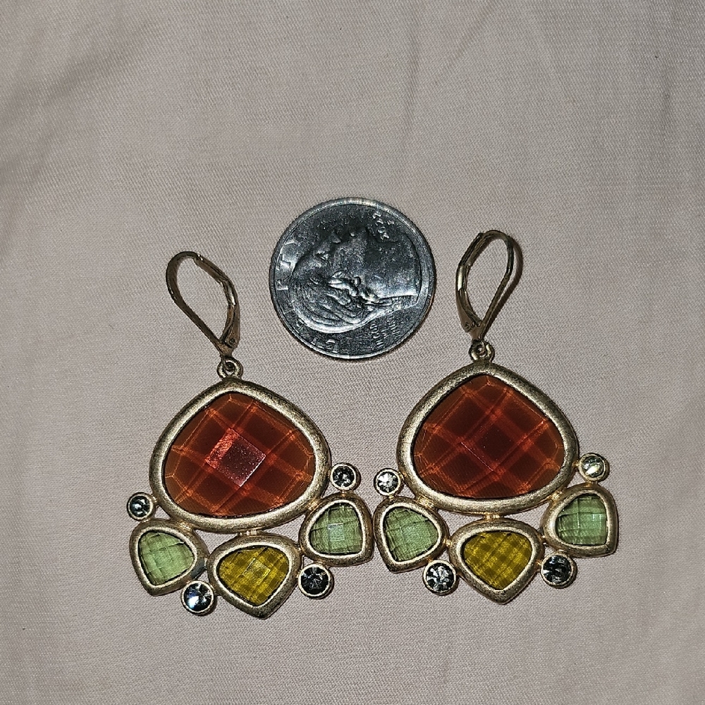 Elegant Multicolor Dangle Earrings
